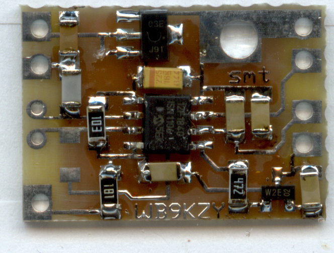 [SMT Keyer circuit board picture - 
click for larger version]